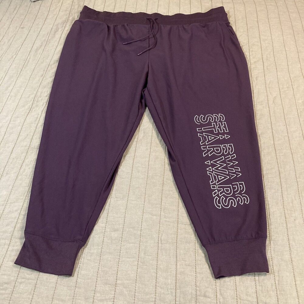 Disney Star Wars Women Pants 3XL Far Far Away Jogger Drawstring RARE Parks P1192